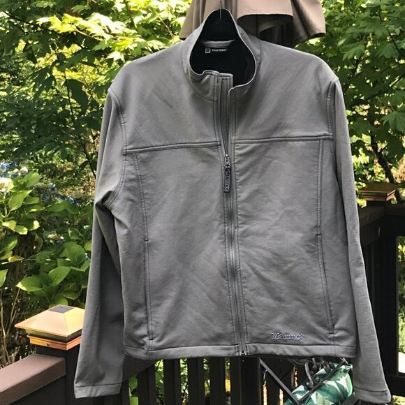 Marmot Gray Softshell Jacket Size M - Picture 2 of 7